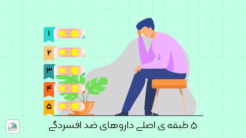 5 طبقه اصلی داروهای ضد افسردگی